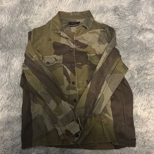 All Saints Men's Camouflage Jacket